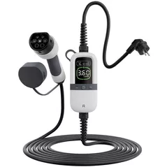 Зарядная станция Rheidon Tech PC200-3K6-T2, портативное зарядное устройство для электромобилей Тип 2, 3,6 кВт, 16 А, 230 В (однофазное)