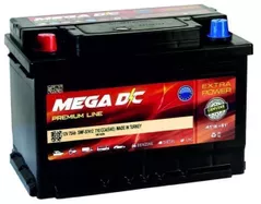 Автомобильный аккумулятор Mega DC 75 AH Japan 720A (260x173x220)