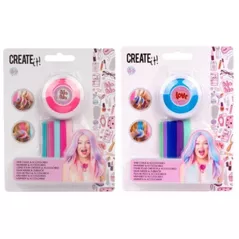 Set de creație Create it! 84517 Cretă colorată pentru păr cu accesorii (în asort.)