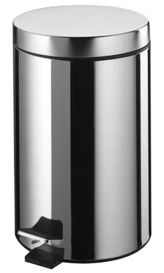 Урна для мусора Bisk 05896 cu pedala 5L inox, crom, BASIC