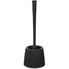 Perie WC Бытпласт 55668 Econova Velvet 12.8x12.8x37cm, granit negru