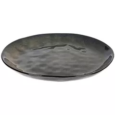 Тарелка Promstore 52421 de servire 26cm Reactiv Glaze, maro