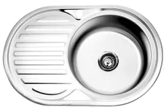 Chiuvetă bucătărie Rubano 27379 incastrabila 770x500x180mm (dreapta), inox, luciu-0,8mm