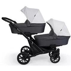 Сărucior pentru copii Kunert Carucior pentru gemeni Booster Light gri (bl.1)