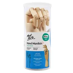 Set de creație Mont Marte MAXX0035 Manechin din lemn Mana Stânga 25cm