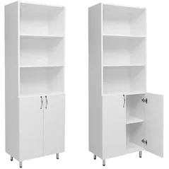 Офисный шкаф Mashtab 10717 Dulap 2 usi (600x340x1900) Alb