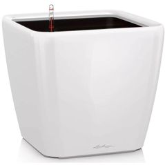 Цветочный горшок Lechuza Quadro Premium 43 LS, White