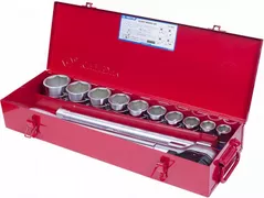 Set de unelte de mână King Tony 6314MR набор 3/4" торцевых головок 6 гран 22-50мм принадл, 14 пр.