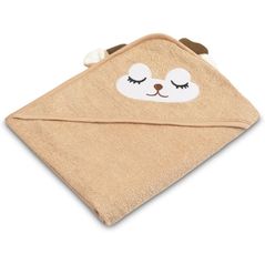 Аксессуар для купания Sensillo 0346 Полотенце c капюшоном Bathfriends Оленёнок 100x100 Бежевый (30563)