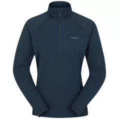 Одежда для спорта Rab Tricou dame Sonic LS Zip Tempest Blue 10 (QBL-04-TMB-10)