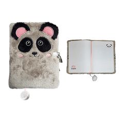 Carnet St.RIGHT 57882 Agenda cu lacat, A5, 96foi, 3D Panda, coperta plus