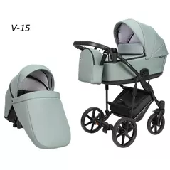 Сărucior pentru copii Angelina Carucior 2in1 Velio Green Mint VE-15