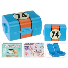 Контейнер для хранения пищи Holland 49643 Ланч-бокс с отделениями 17x13x10cm пластик