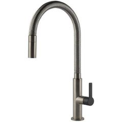 Смеситель кухонный Gessi 60003-599 Mesh Finox Brushed Nickel / Matte Black