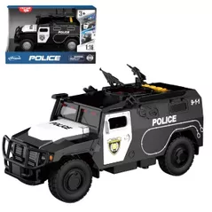 Mașină Wenyi WY860A 1:16 Jeep de poliție cu inerție (lumini/sunete/uși mobile)