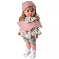 Кукла Antonio Juan 28331 Белла в пончо 45 см, код 1178D