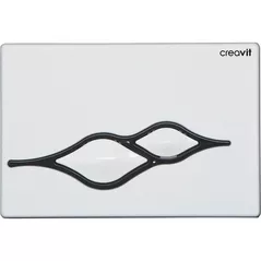 Buton rezervor WC Creavit GP1001.02 white-black