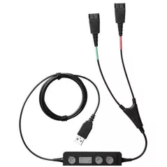 Adaptor pentru AV Jabra 265-09 Link 265 USB with 2 QD Training cable with mute option