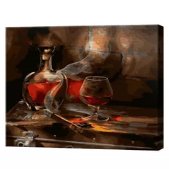 Tablou pe numere Art Gallery GX39263 40x50cm Whisky si un trabuc