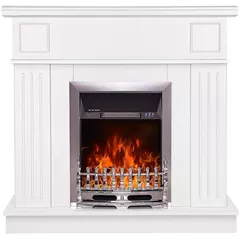 Камин электрический ArtFlame Marina & Galileo silver, 997x1034x270 mm, Alb
