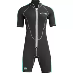 Accesoriu pentru înot Cressi-Sub LIDO LADY SHORTY WETSUIT black/aquamarine 2mm M/3 (LV457003)