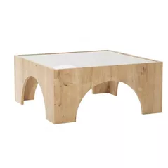 Журнальный столик Trendy Seine, Stejar, Transparent