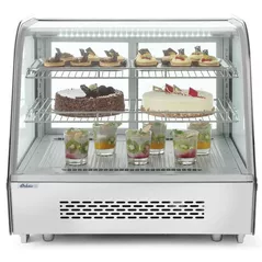 Vitrină frigorifică Hendi 233702 prezentare 120 l