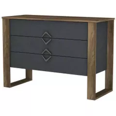 Комод Trendy Bumerang, NucAntracit, 110x76x45cm (GTR005842)