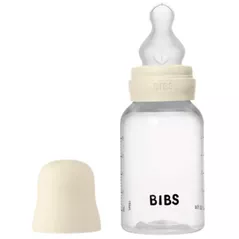 Поильник BIBS 51161216 Set complet 2 biberoane anticolici Ivory cu tetina din silicon flux lent, 150ml