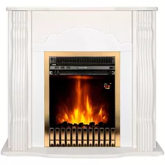 Камин электрический ArtFlame Clasic nut & Gala gold