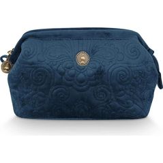 Несессер/косметичка Pip Studio 51.274.215 Cooper Cosmetic Purse Small Velvet Quiltey Days Blue 19x8.5x12cm