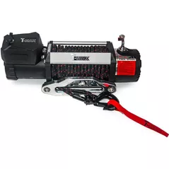 Troliu T-Max FVT13000 lbs 12V cu cablu sintetic de 28 metri