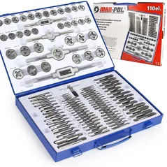 Set de unelte de mână MAR-POL M55875 Set de filiere și tarozi