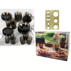 Тарелка Promstore 46521 Basilico 44ед