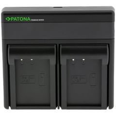 Зарядное устройство для фото-видео Patona 4156, Retro Dual Charging Case USB-C for Canon LP-E17