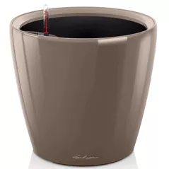 Цветочный горшок Lechuza Classico Premium 35 LS, Shiny Taupe