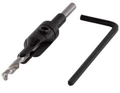 Сверло Wolfcraft 2499000 Burghiu cu zencuitor, pentru gaurire preliminara 4.5x16mm