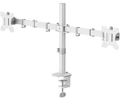 Аксессуар для ПК Hama 220904 Monitor Mount, 2 Monitors, Height-adjustable, Swivel/Tilt, 13" - 35