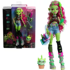 Păpușă Barbie HRP81 Set de joc Monster High Venus McFlytrap, cu accesorii