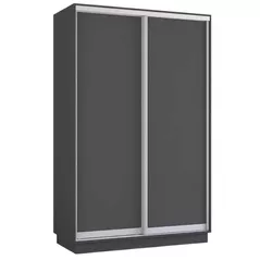 Dulap Mobildor-Lux Fox uși glisante din PAL (140x60x240H cm) Anthracite