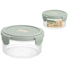 Container alimentare Бытпласт 45517 Контейнер для холодильника/МВП Phibo Eco 0.55l, D13.7cm клап