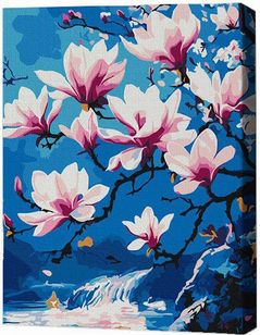 Tablou pe numere BrushMe RMG0012FC 30x40сm (fără cutie) Magnolie majestuoasă