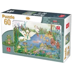 Пазл Trefl 076496 Animale pe lac, 60elem
