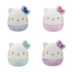 Мягкая игрушка Squishmallows SQHK821E Hello Kitty Plush Embossed Bows, 20cm ast W21