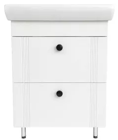 Dulap pentru lavoar Mashtab 22275 Palma (ML) cu 2 sertare 650x470x850 Alb mat