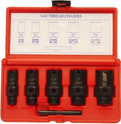 Set de unelte de mână JTC JTC-1363 Набор для восстановления резьбы штуцеров систем кондиционирования (6 предмета)