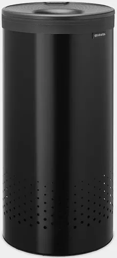 Coș pentru rufe Brabantia 24 23 42 Laundry Bin 35L, Matt Black, Plastic Lid