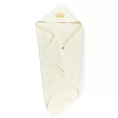 Accesoriu pentru baie PernaMea Prosop botez 90x90cm Coronita maro