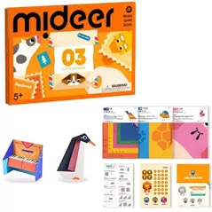 Набор для творчества Mideer MD3365 Let's Origami, Nivelul 3