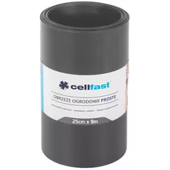 Декор Cellfast 30244 Bordura gazon 25 cm x 9 m (grafit) 30-243